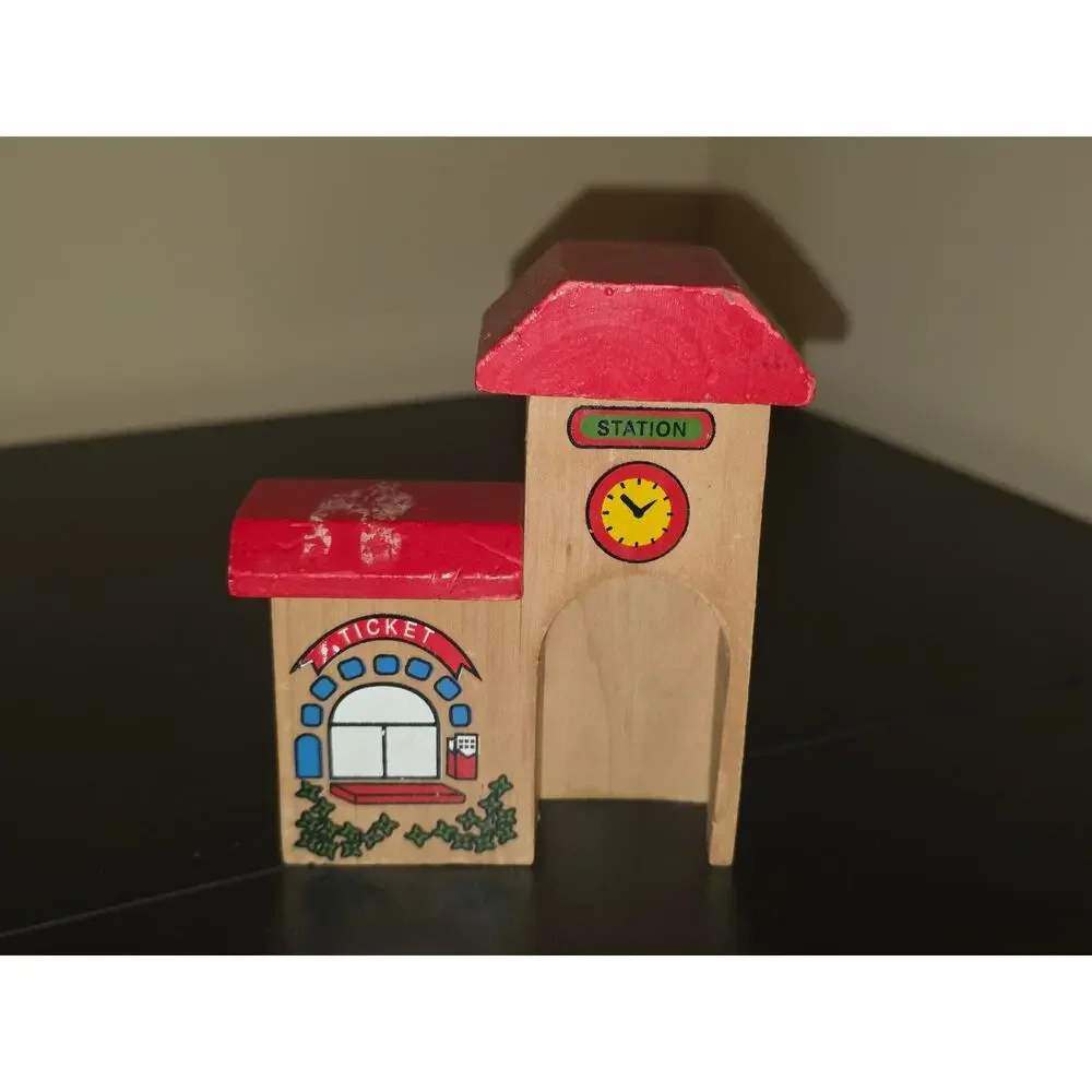 Unbranded Wooden Train Ticket‎ Station Thomas & Friends / BriO Aesthetic
